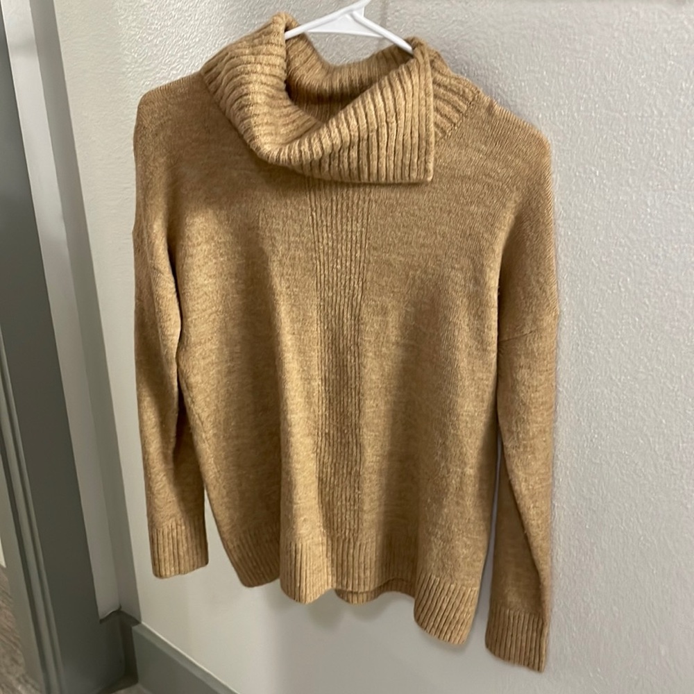 Banana Republic Turtleneck Camel Sweater